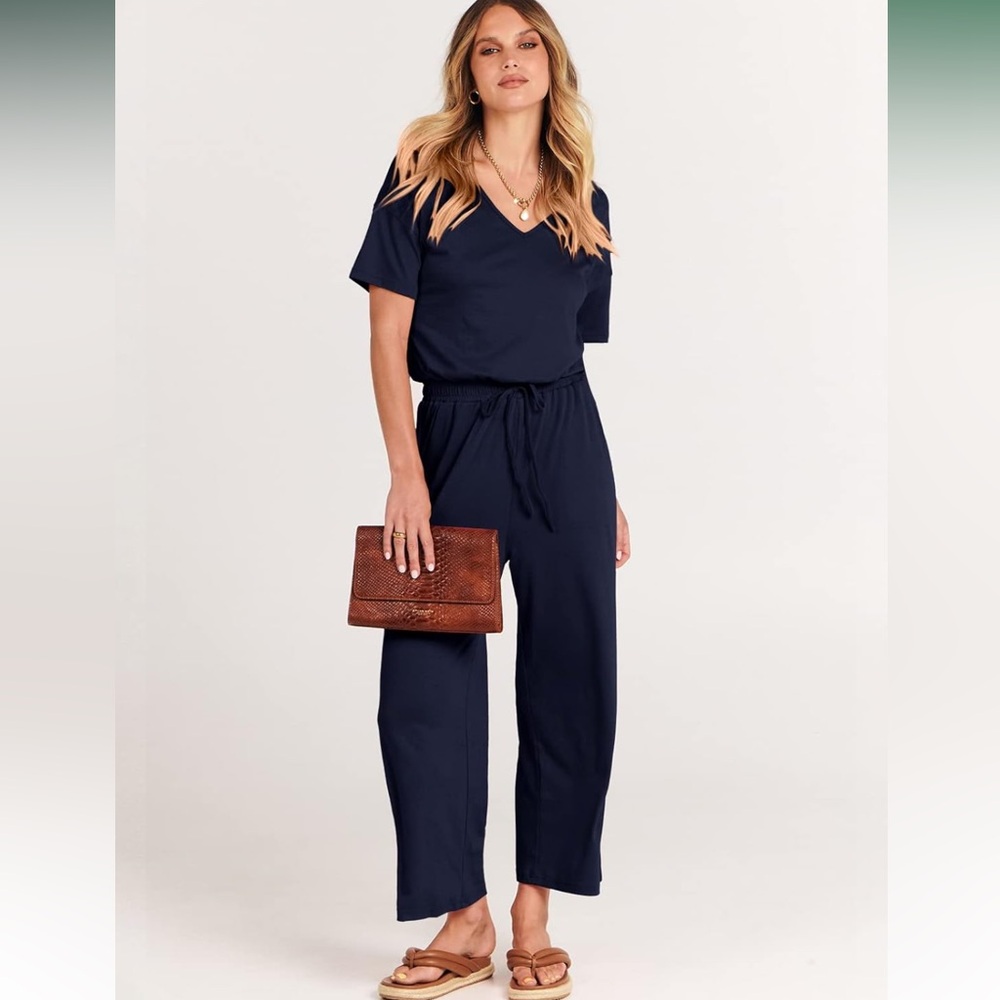 Navy Jumpsuit
